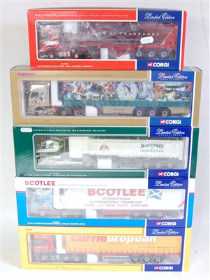 Lot 2623 - Five various boxed as issued Corgi 1/50 scale...