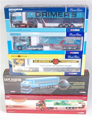 Lot 2624 - Five various boxed Corgi 1/50 scale Hauliers...