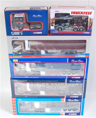 Lot 2625 - Six various boxed Corgi 1/50 scale Hauliers of...