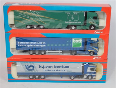 Lot 2629 - A Tekno boxed 1/50 scale road transport...