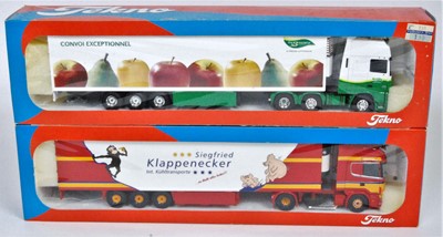 Lot 2564 - A Tekno 1.50 scale boxed road haulage diecast...