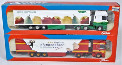 Lot 2703 - A Tekno 1.50 scale boxed road haulage diecast...