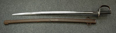 Lot 272 - A British 1885 pattern Cavalry Trooper's sword
