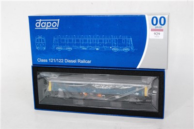 Lot 929 - Dapol class 121/122 diesel railcar Route...