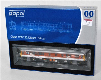 Lot 930 - Dapol class 121/122 diesel railcar Railtrack...