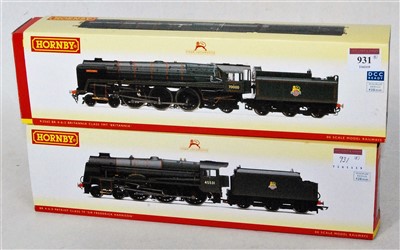 Lot 931 - Hornby R2562 BR green 'Britannia' engine and...