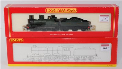 Lot 968 - Two Hornby locos and tenders: R2156A B12/3...