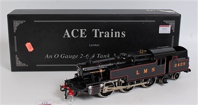 Lot 373 - ACE Trains 2-6-4 tank loco LMS gloss lined...