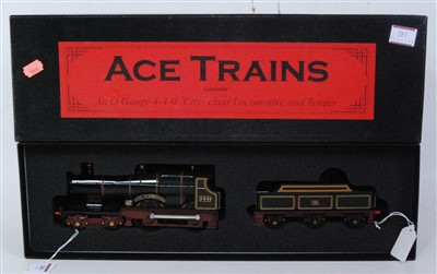 Lot 383 - ACE Trains 4-4-0 loco and tender GWR City of...