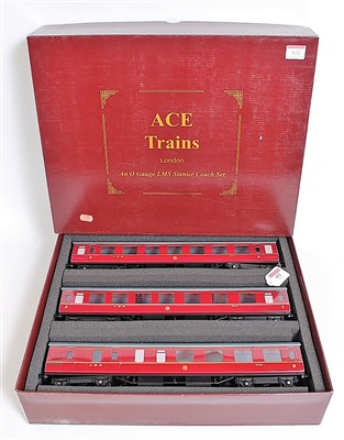 Lot 452 - ACE Trains set of three Stanier LMS coaches...