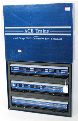 Lot 455 - ACE Trains 3-car coach set C20/A LMS...