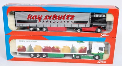 Lot 2700 - A Tekno 1/50 scale road transport diecast...