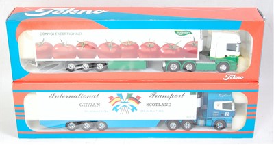 Lot 2637 - A Tekno 1/50 scale boxed road haulage diecast...