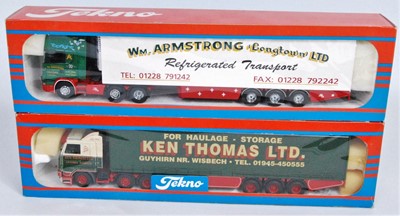 Lot 2568 - A Tekno 1/50 scale boxed road transport...