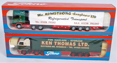 Lot 2638 - A Tekno 1/50 scale boxed road transport...