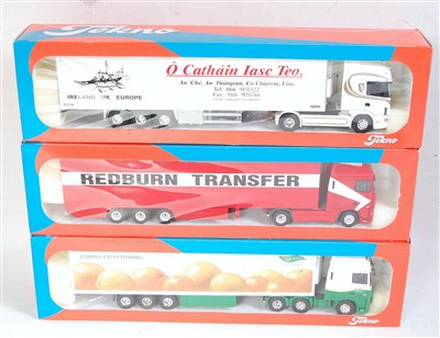 Lot 2640 - A Tekno 1/50 scale boxed road haulage diecast...