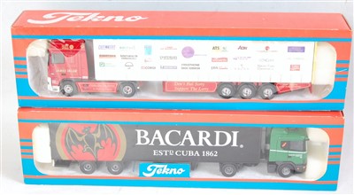 Lot 2644 - A Tekno 1/50 scale boxed road haulage diecast...