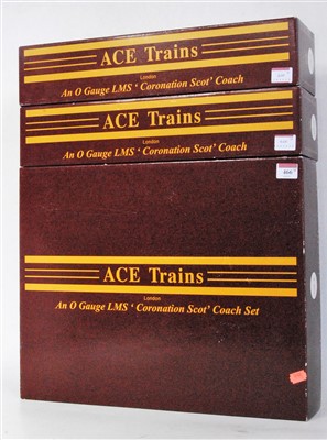 Lot 466 - Five ACE Trains LMS 'Coronation Scott' C28...