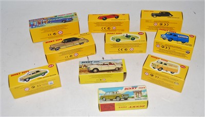 Lot 1927 - Ten various boxed as issued Dinky Toy Atlas...