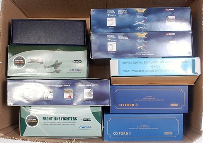 Lot 2671 - Nine various boxed mixed scale Corgi Aviation...