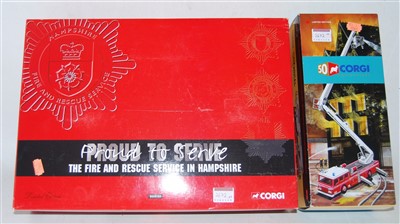 Lot 2672 - A Corgi Toys modern release emergency service...