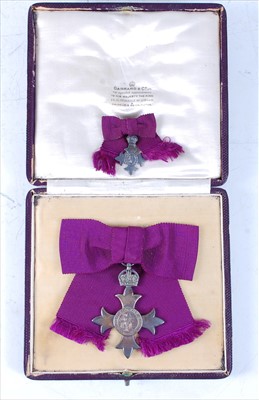 Lot 212 - A George V Most Excellent Order of the British Empire (M.B.E.)