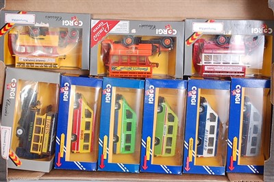 Lot 2691 - 23 various boxes Corgi modern release public...