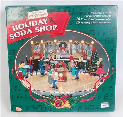 Lot 3160 - An Original Christmas Holiday Soda Shop model...