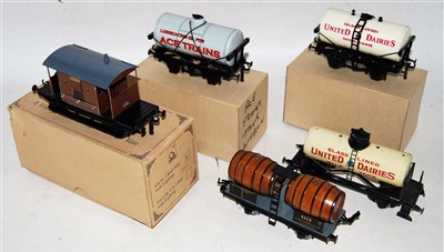 Lot 488 - Five goods wagons: ACE United Dairies milk...