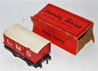 Lot 493 - 1924-5 Hornby LMS gunpowder van, nut and bolt...