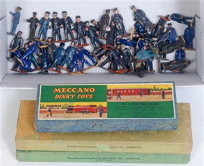 Lot 437 - Approx 50 mainly Hornby figures: station staff...