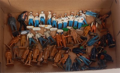 Lot 438 - Approx 50 mainly Hornby figures: hotel and...