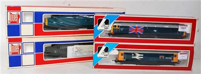 Lot 1069 - Four more diesel locomotives Jouef green D208...