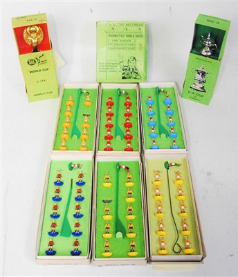 Lot 3177 - Subbuteo: 6x 1970s heavyweight teams to...