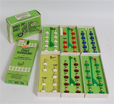 Lot 3179 - Subbuteo: 6x 1970s heavyweight teams to...