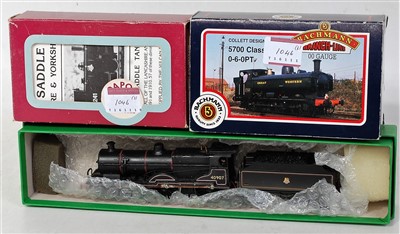 Lot 1046 - Three locos: Hornby Compound 4-4-0 lined black...