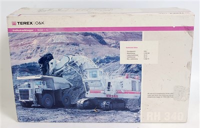 Lot 1418 - A Bymo diecast 1/50 scale model of a Terex O&K...