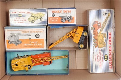 Lot 1948 - Four various boxed and playworn Dinky toy...