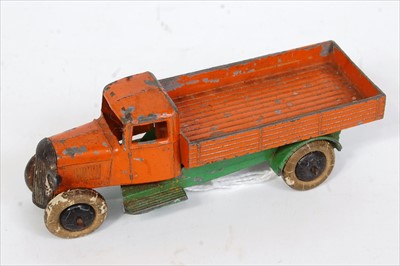 Lot 1950 - A Dinky Toys pre-war No. 25A four wheel wagon...