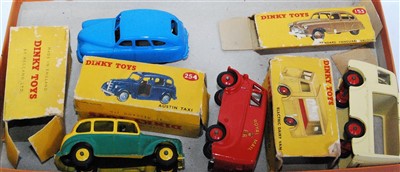 Lot 1951 - Four various boxed and playworn Dinky Toy...