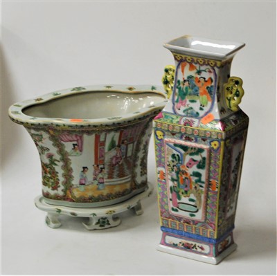 Lot 1 - A reproduction Chinese Famille Verte...