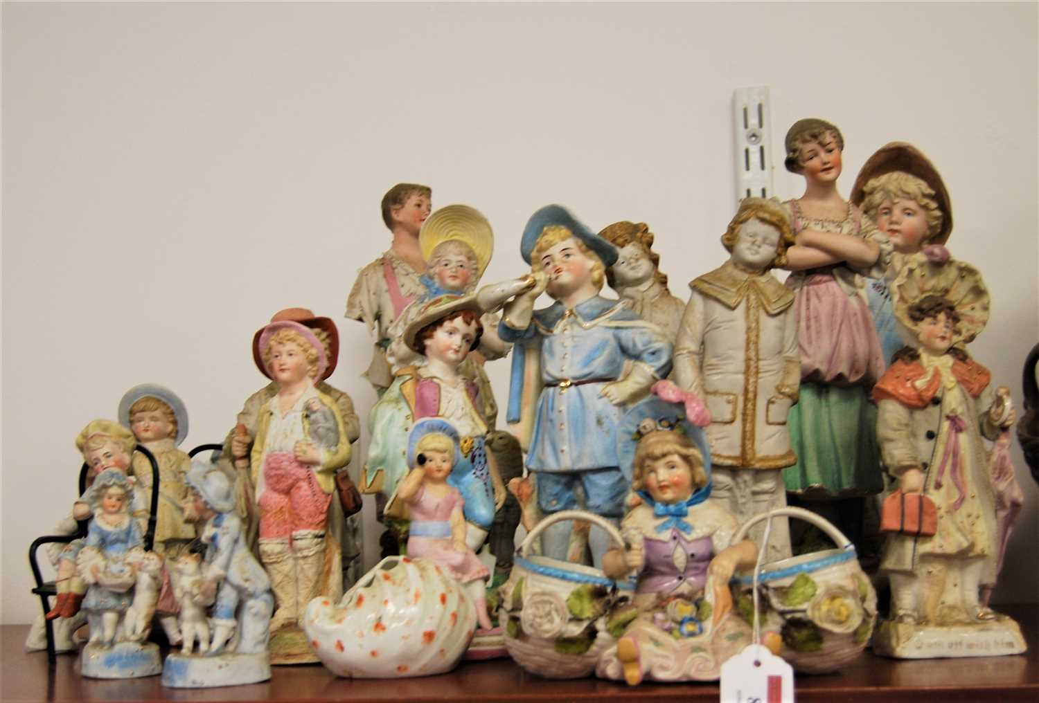 Lot 8 - A late 19th century continental porcelain...
