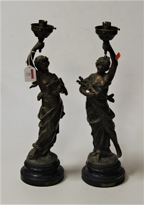 Lot 31 - After Moreau, a pair of late 19th century...