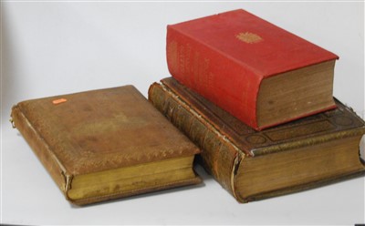 Lot 116 - A Victorian leather bound and brass mounted...