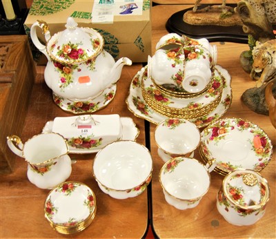 Lot 148 - A Royal Albert 6 place setting tea service in...