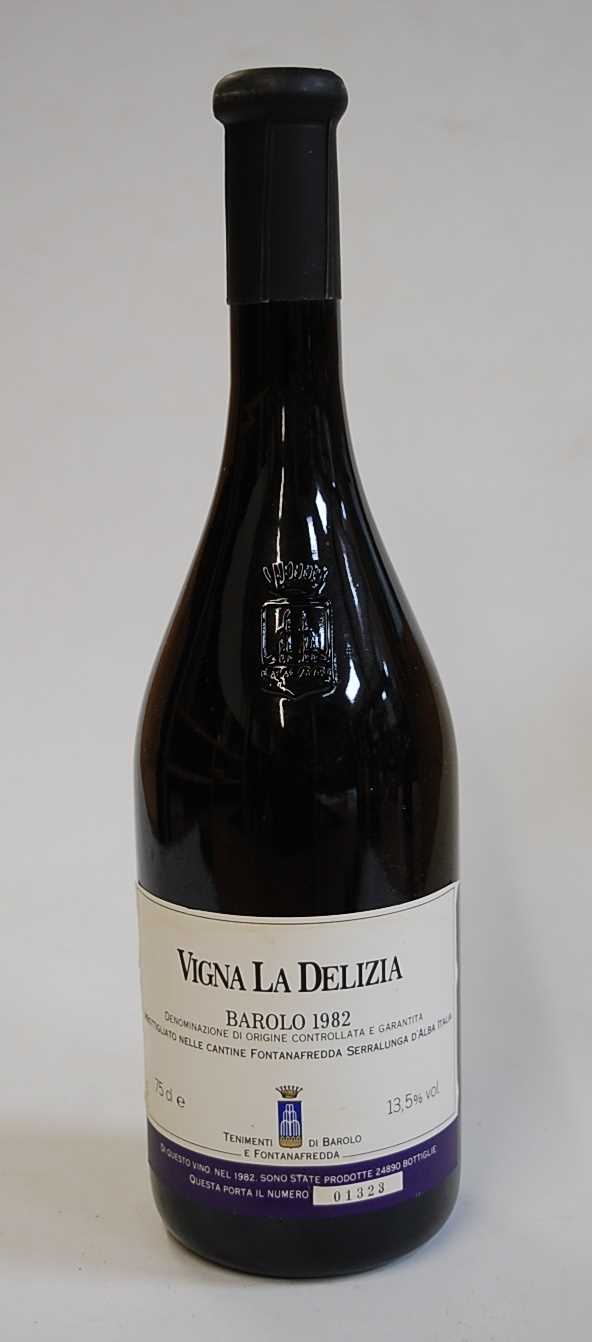 Lot 1002 - Vigna la Delizia, 1982, Barolo, four bottles...