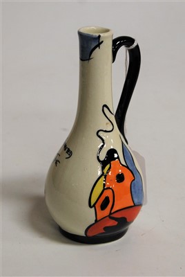 Lot 207 - An Old Ellgreave Pottery Art ware jug, the...