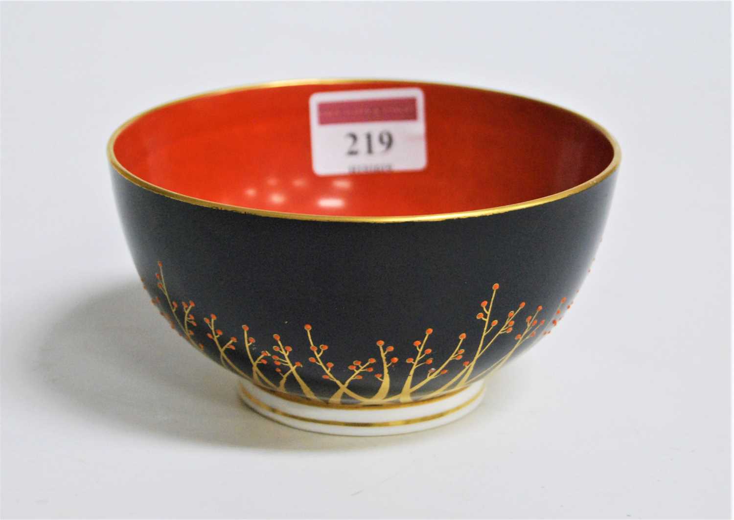 Lot 219 - A late Victorian Royal Worcester bowl having...