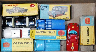 Lot 1632 - Five various boxes Dinky Toy and Corgi Toy...