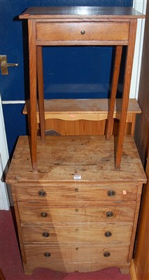 Lot 1096 - A 19th century mahogany chest commode;...